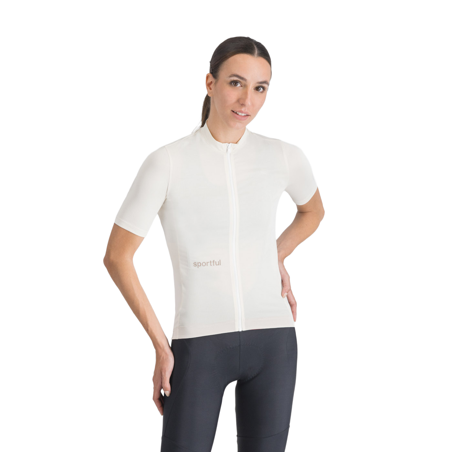 Dames SPORTFUL CLASSIC Korte Mouw Jersey Crème