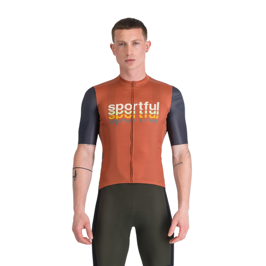 SPORTFUL SUPERGIARA 2 LOGO Korte Mouw Trui Oranje