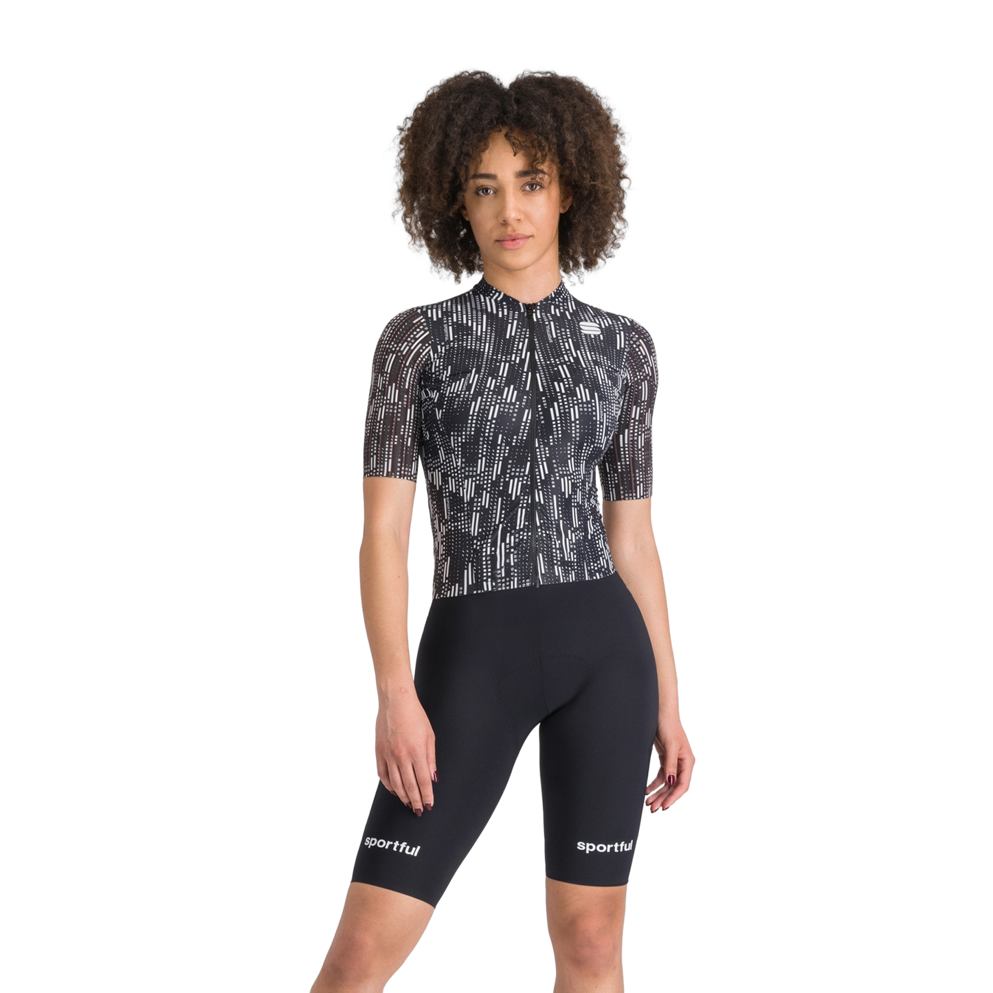 Dames SPORTFUL G-SUIT korte mouw Zwart/Wit