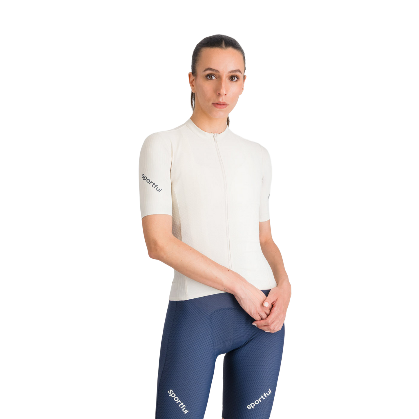 Dames SPORTFUL HYPEREPIC Korte Mouw Jersey Crème