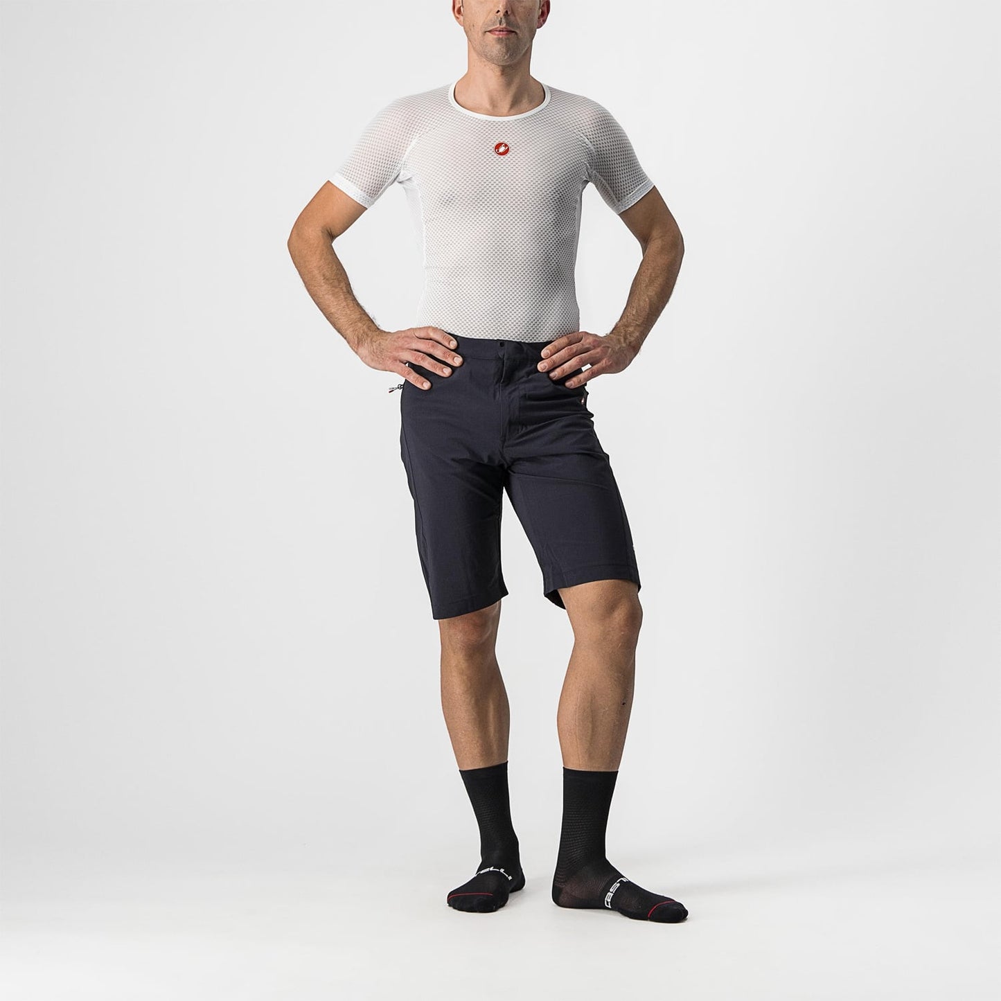 CASTELLI UNLIMITED BAGGY Korte Broek Zwart