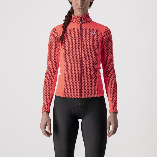 CASTELLI SFIDA 2 Damestrui met lange mouwen Roze/Bordeaux