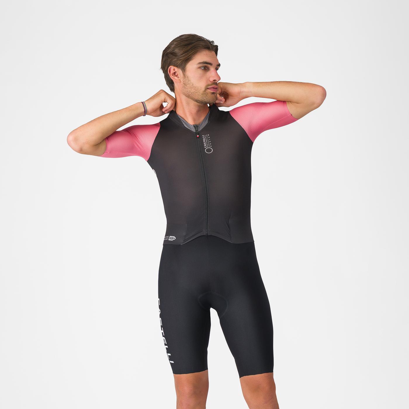 CASTELLI SATURDAY MORNING Jumpsuit Zwart/Roze