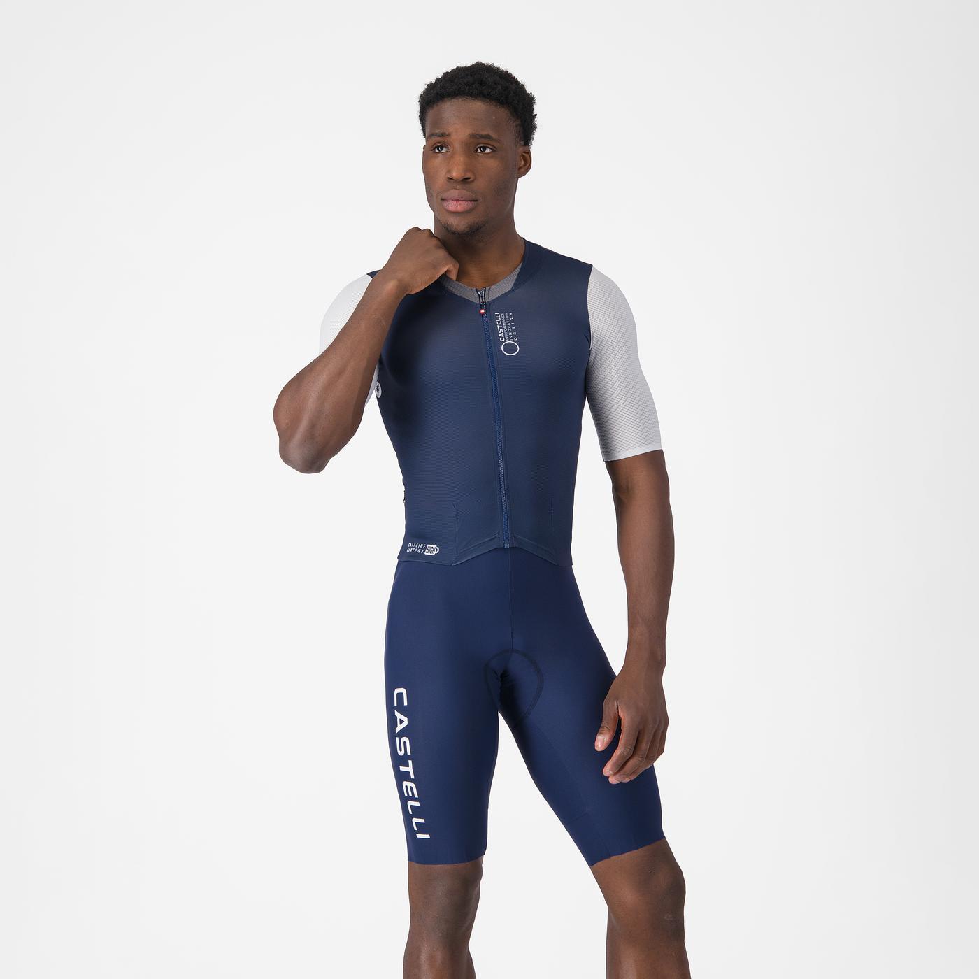 CASTELLI SATURDAY MORNING Jumpsuit Blauw/Wit