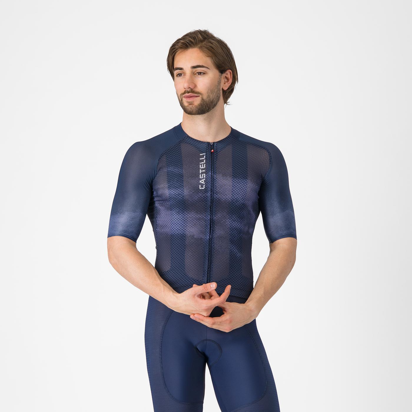 CASTELLI CLIMBER'S A/C Korte Mouw Jersey Navy