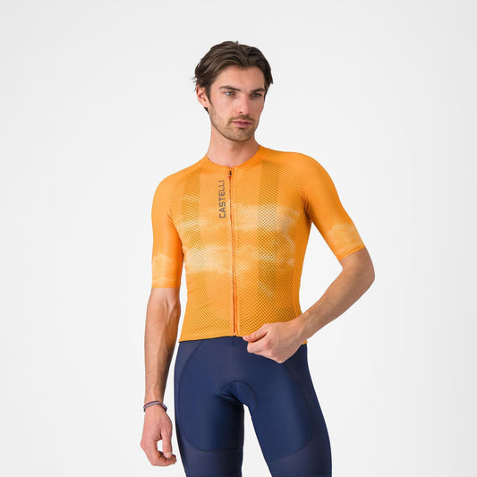 CASTELLI CLIMBER'S A/C Korte Mouw Trui Oranje