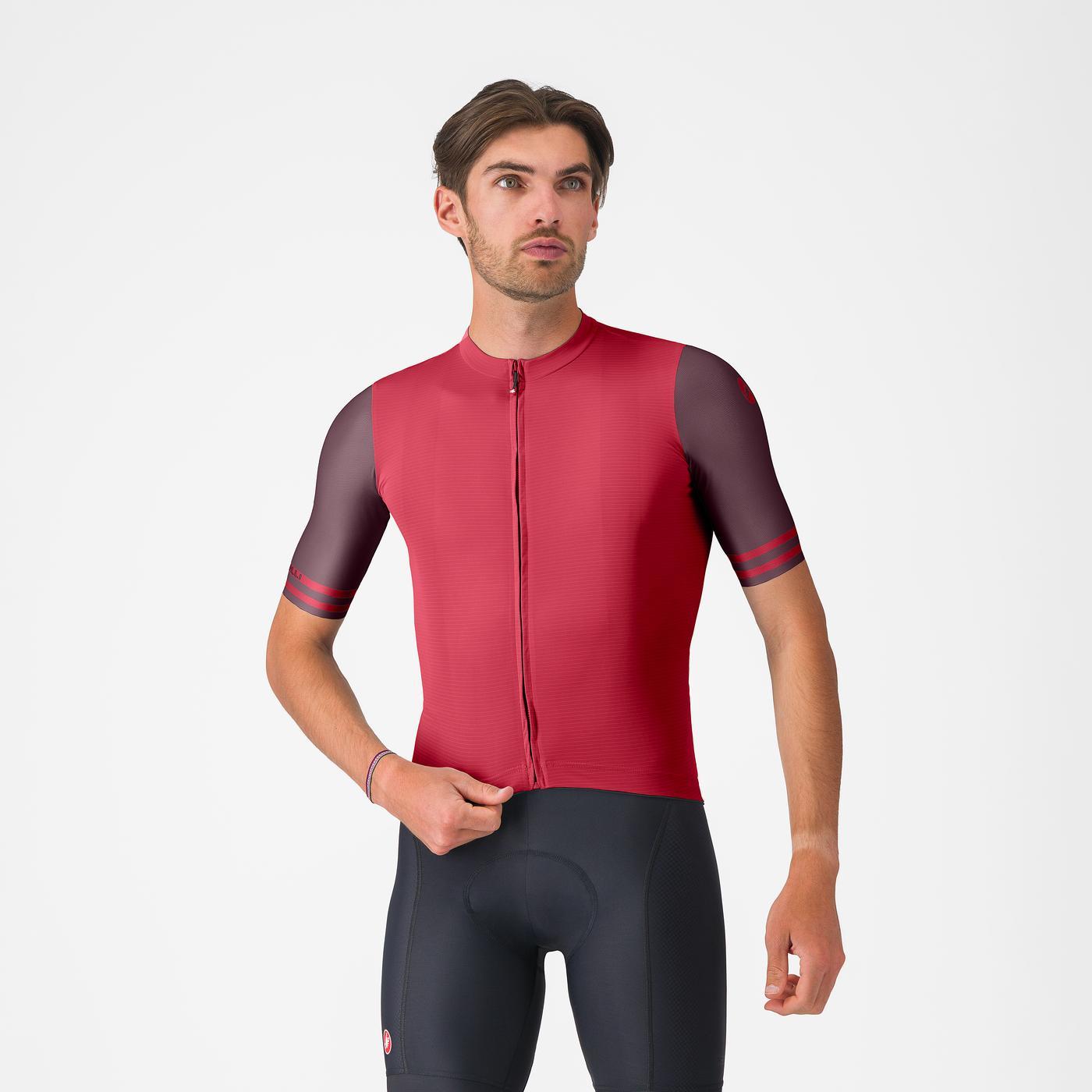CASTELLI PROLOGO LITE 2 Korte Mouw Jersey Bordeaux