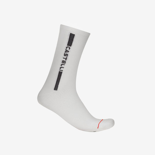 CASTELLI LINEA LOGO 15 Sokken Wit/Zwart