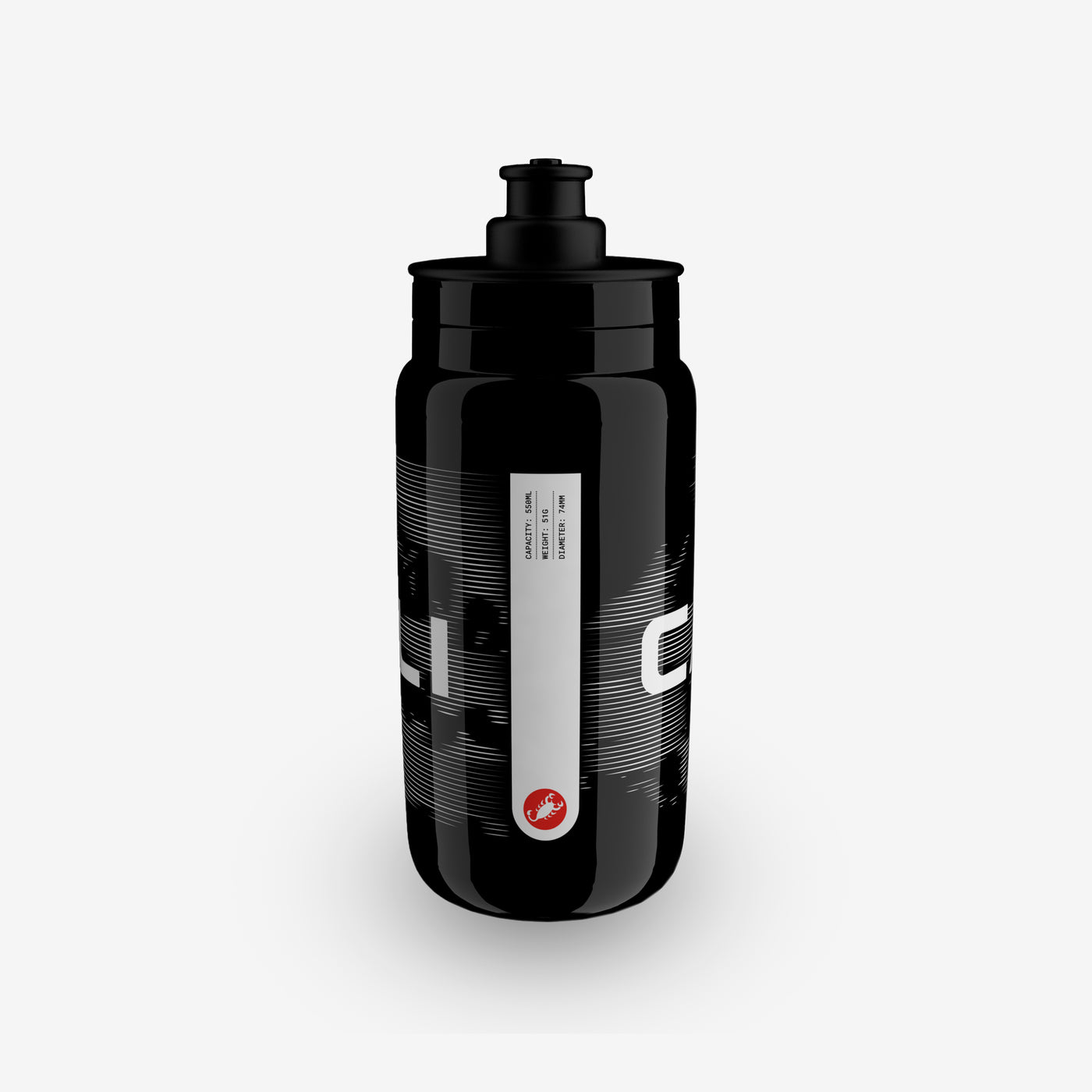 CASTELLI CLOUD Waterfles Zwart