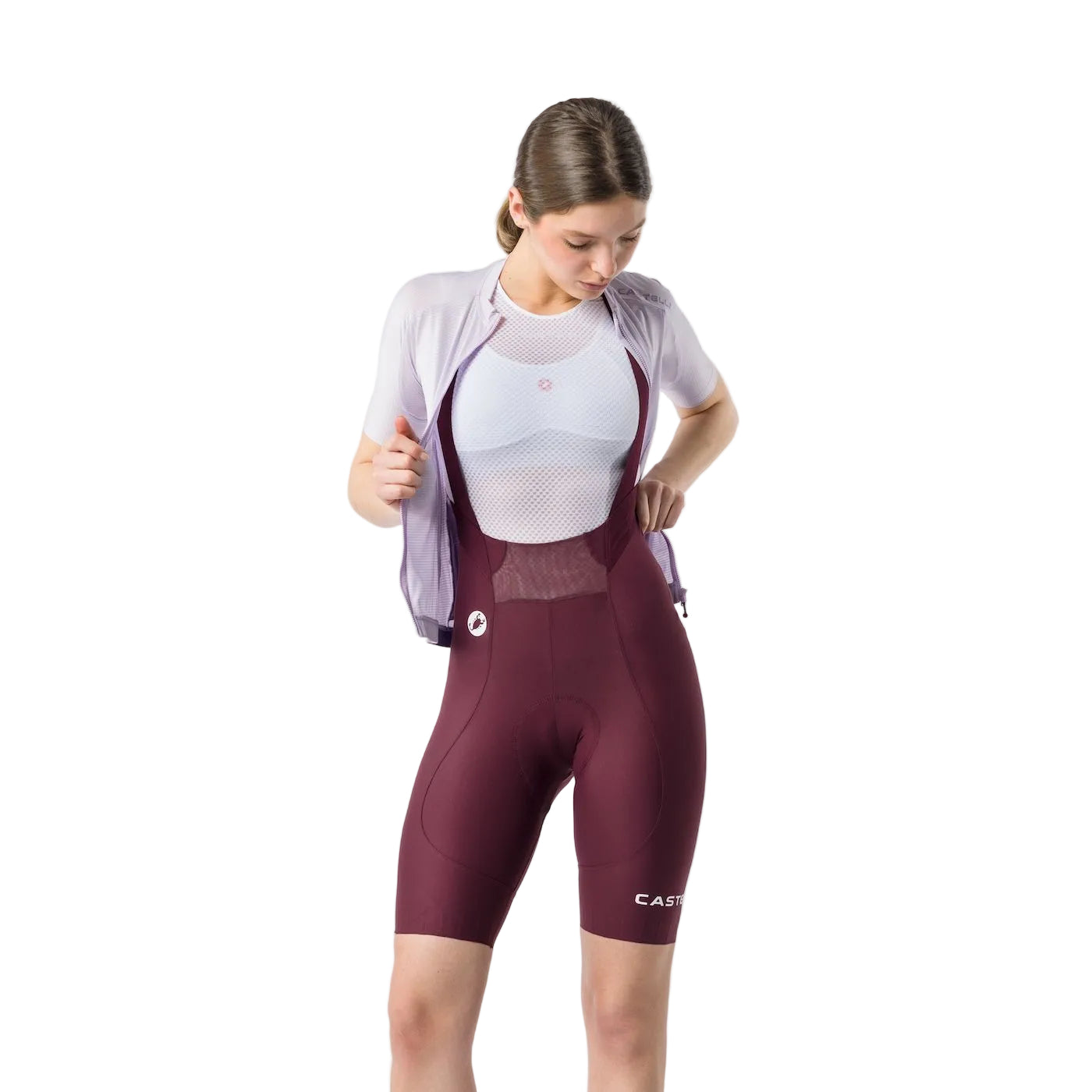 CASTELLI ESPRESSO 2 W DT Dames Slabbetje Bordeaux