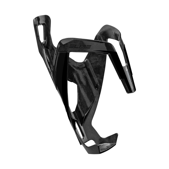 Carbon bidonhouder ELITE VICO Zwart Glanzend Zwart Logo