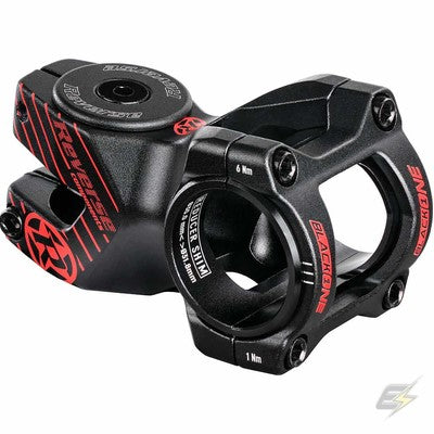 REVERSE COMPONENTS BLACK ONE D-2 Stuurpen Zwart/Rood