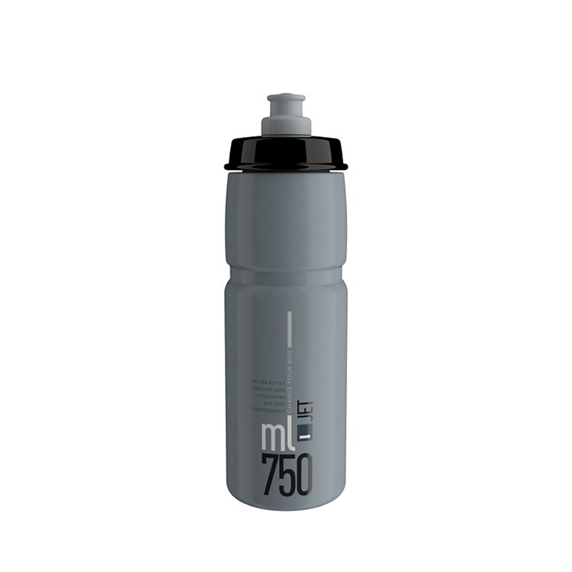 ELITE JET Grijs Zwart Logo Fles