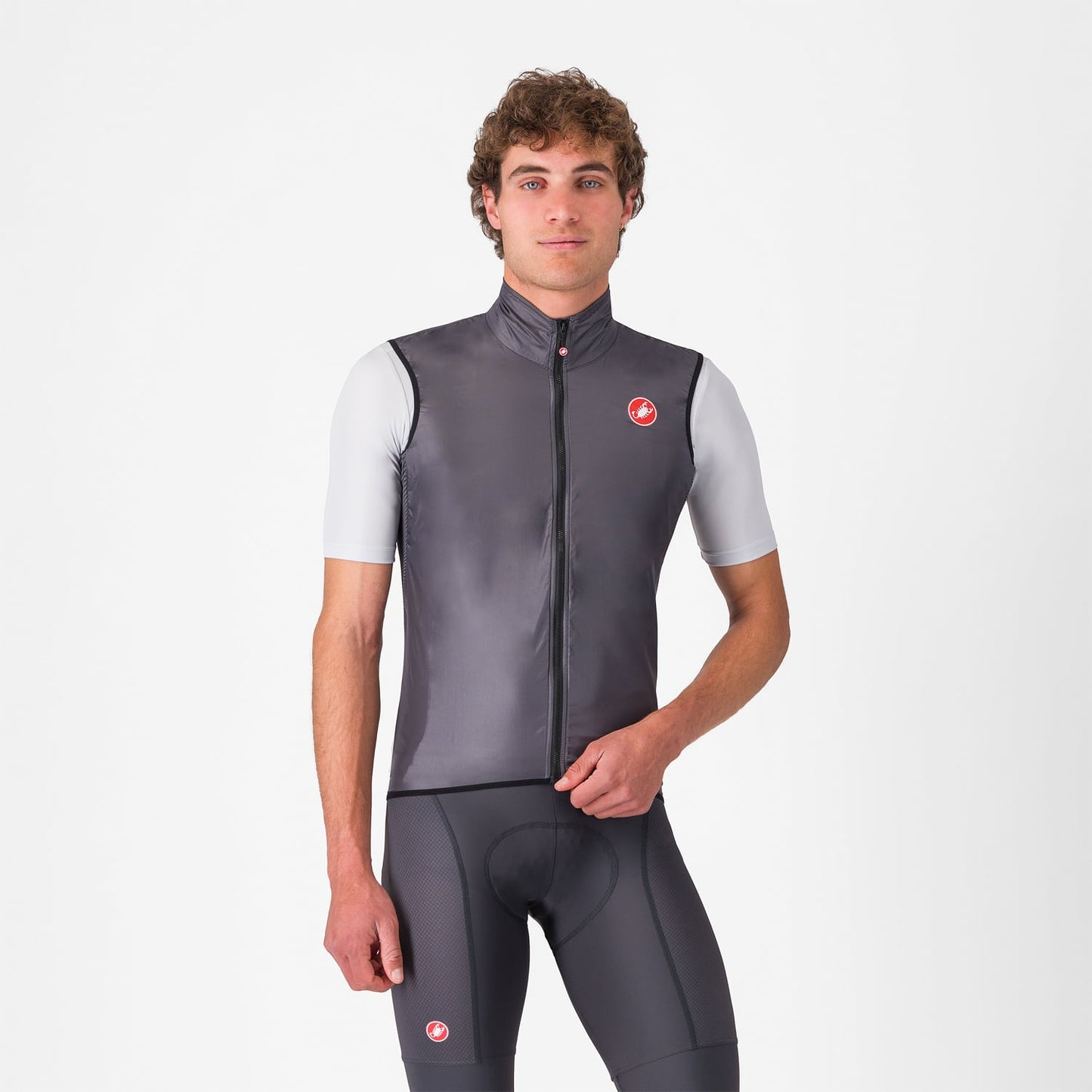 CASTELLI ARIA Mouwloos Vest Donkergrijs