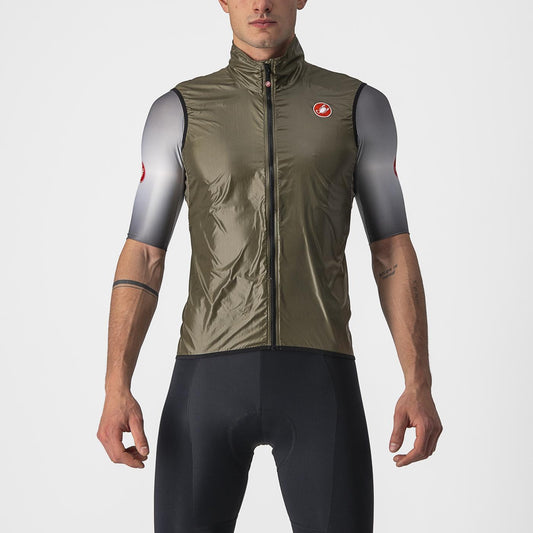 CASTELLI ARIA Mouwloze Jas Bruin