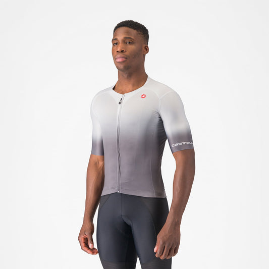 CASTELLI UPF Korte Mouw Jersey Grijs