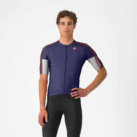 CASTELLI ENTRATA 6 Korte Mouw Jersey Blauw