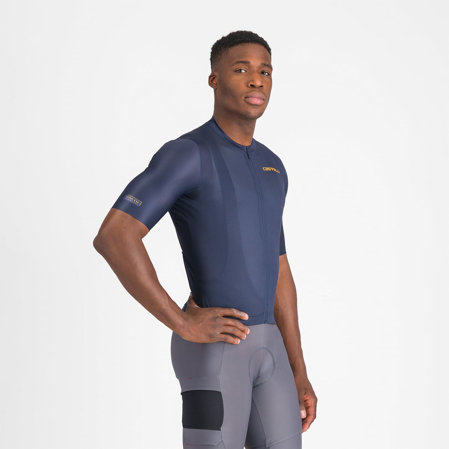 CASTELLI UNLIMITED ENTRATA 3 Korte Mouw Jersey Navy