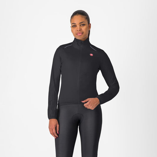 CASTELLI EMERGENCY 3 RAIN Jas Dames Zwart