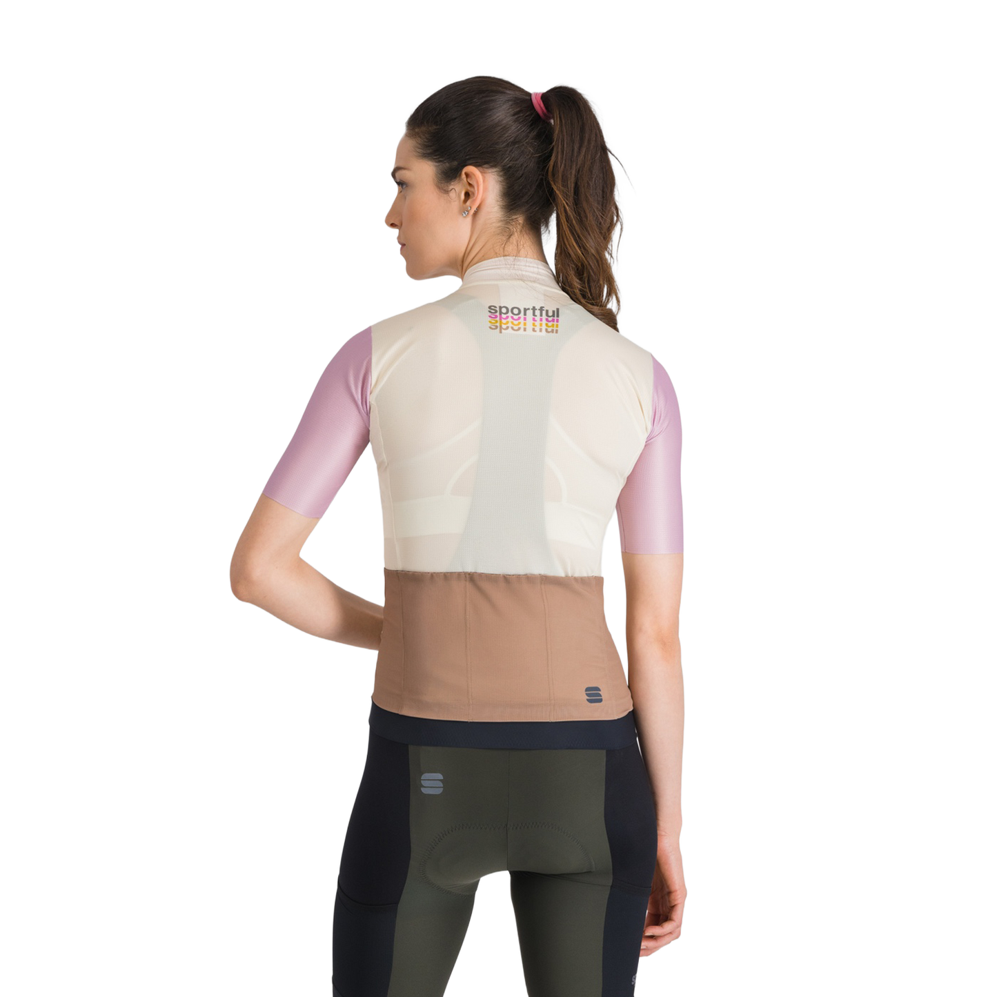 Dames SPORTFUL SUPERGIARA 2 LOGO Korte Mouw Jersey Crème
