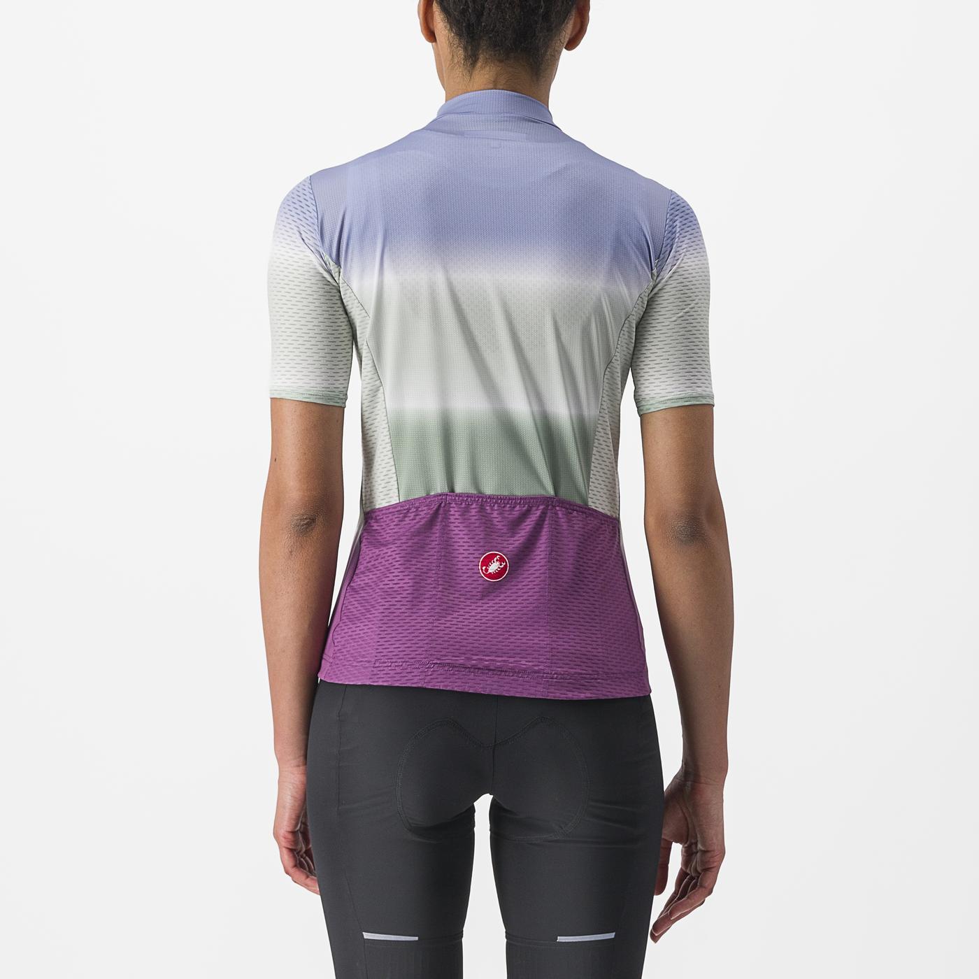 CASTELLI DOLCE Korte Mouw Jersey Paars