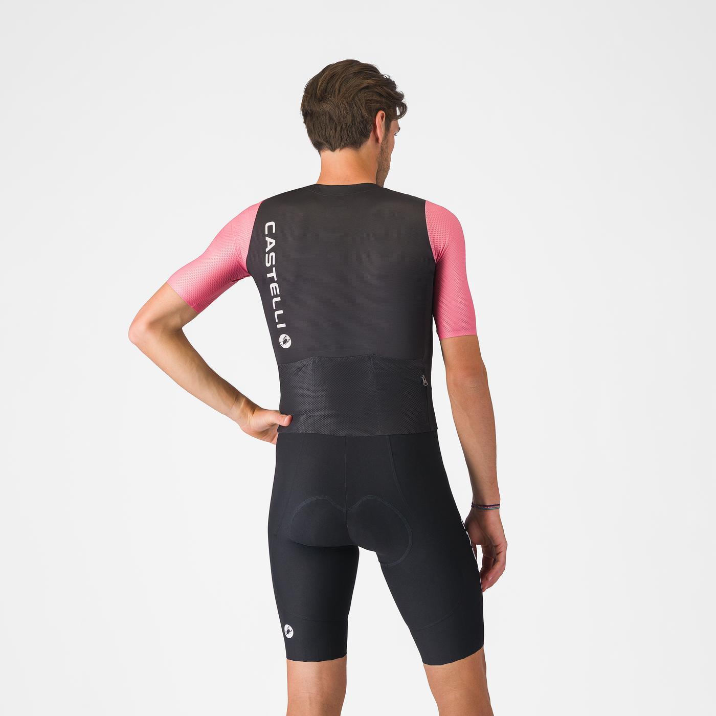 CASTELLI SATURDAY MORNING Jumpsuit Zwart/Roze