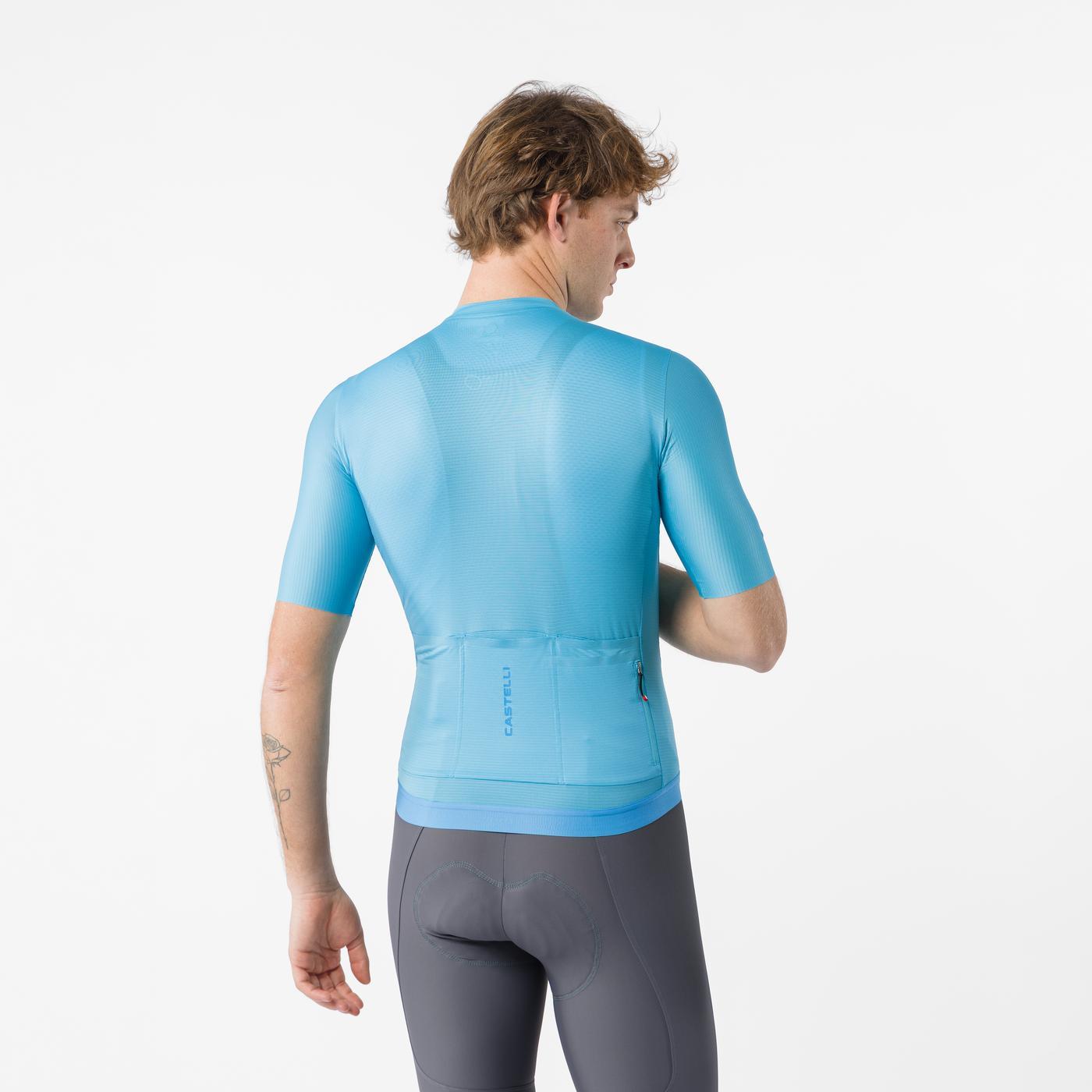 CASTELLI ESPRESSO 2 Korte Mouw Jersey Turquoise