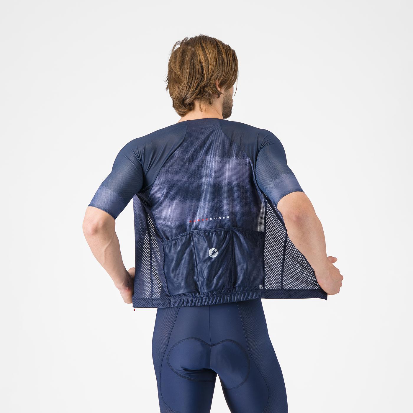 CASTELLI CLIMBER'S A/C Korte Mouw Jersey Navy