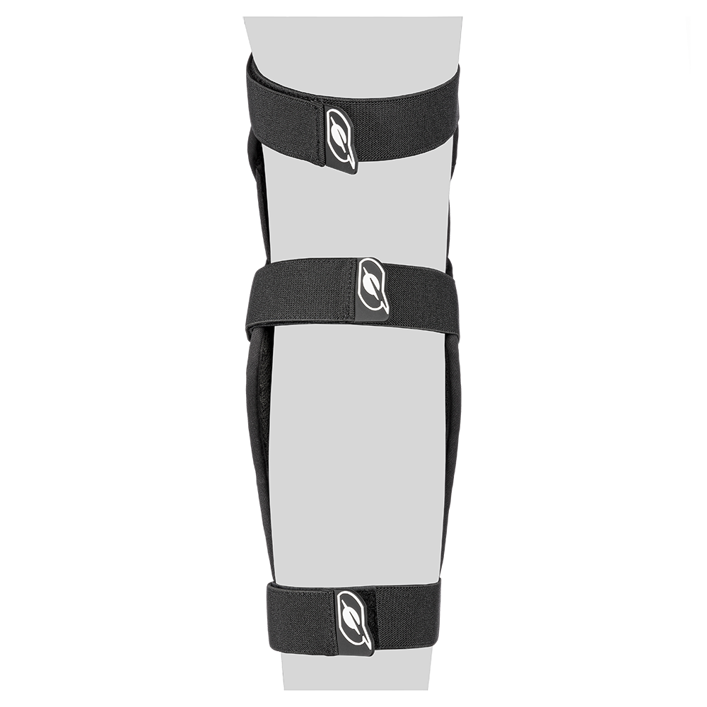 O'NEAL TRAIL FR kniebeschermers in carbonlook, zwart/wit