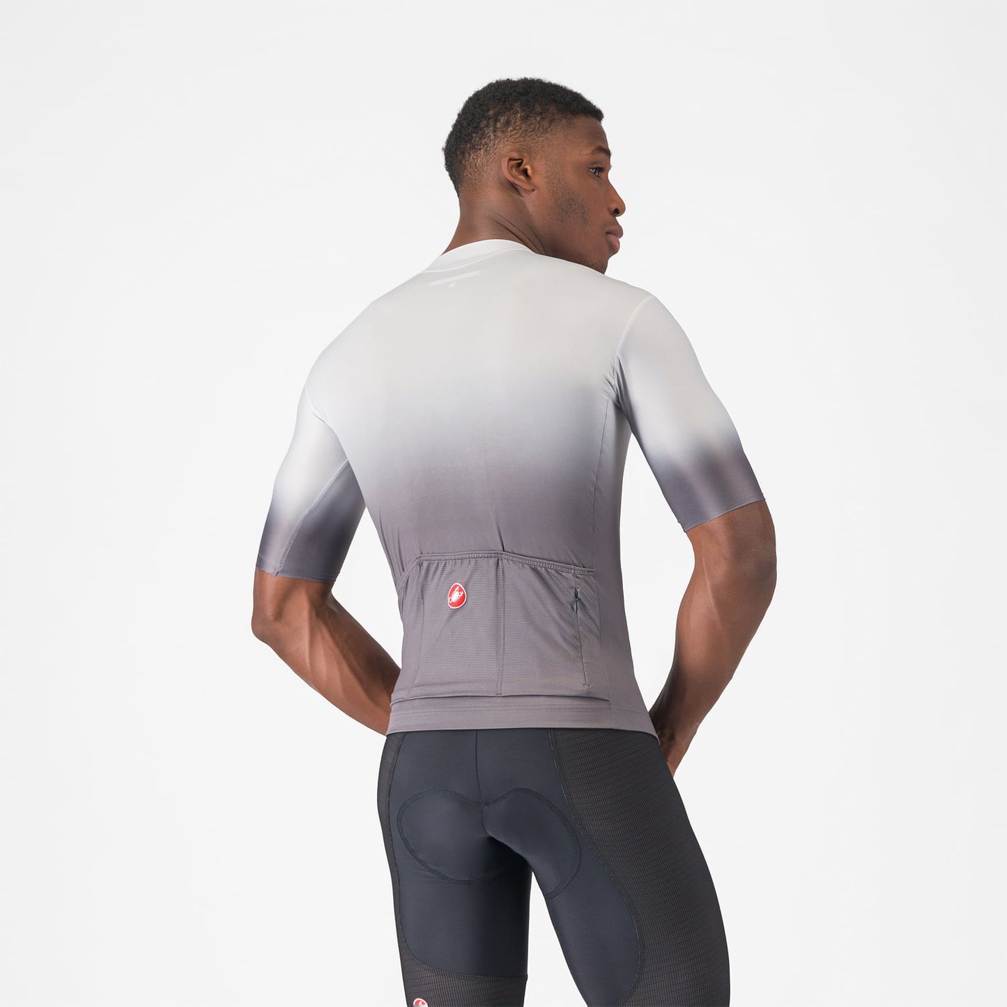 CASTELLI UPF Korte Mouw Jersey Grijs