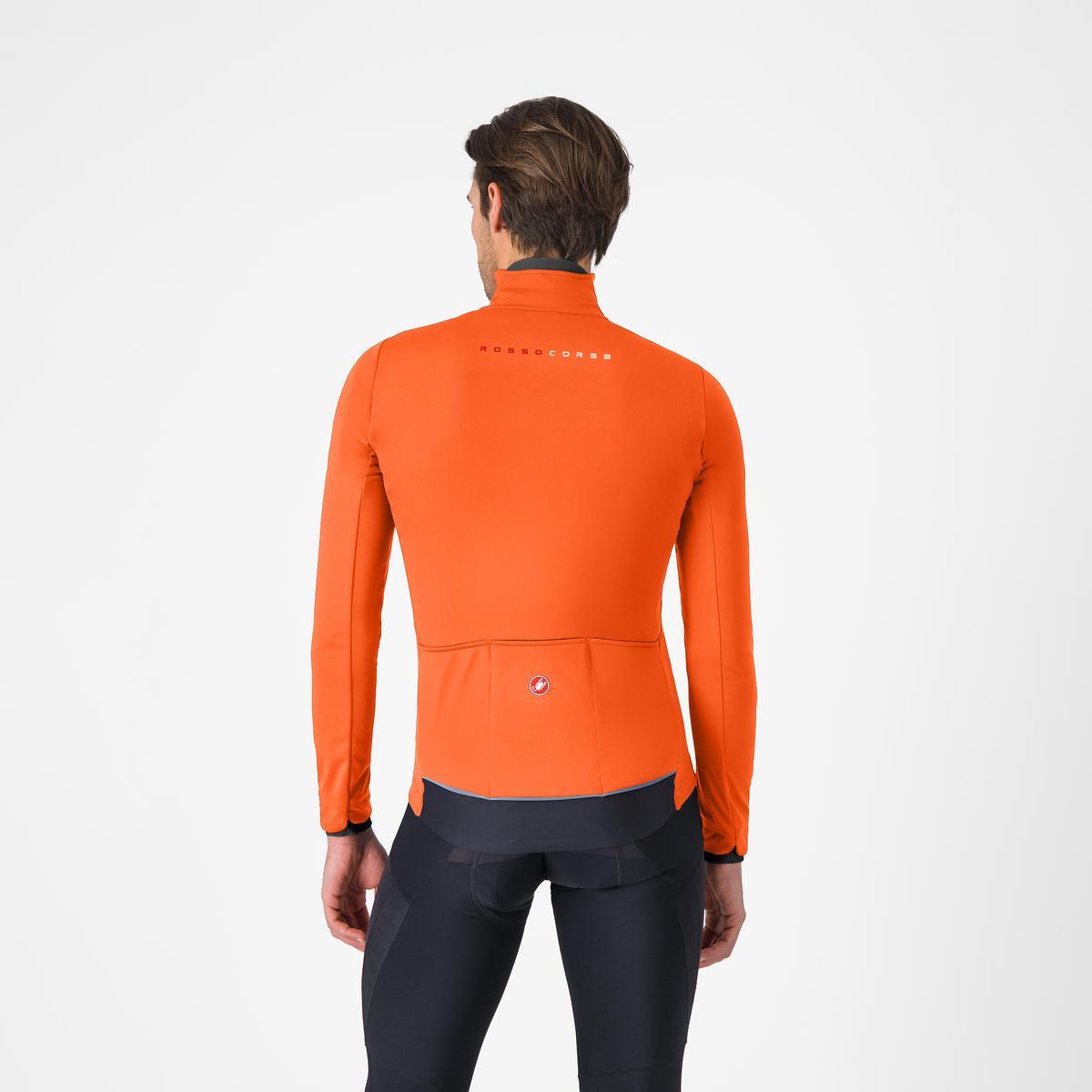 CASTELLI ALPHA 150 Jas Oranje/Zwart