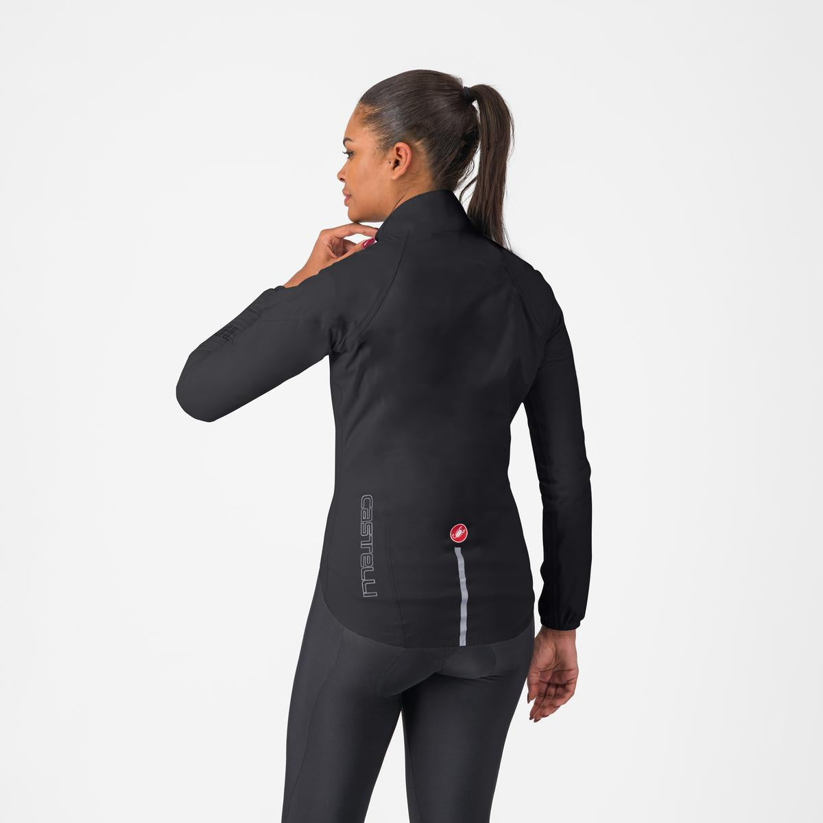 CASTELLI EMERGENCY 3 RAIN Jas Dames Zwart