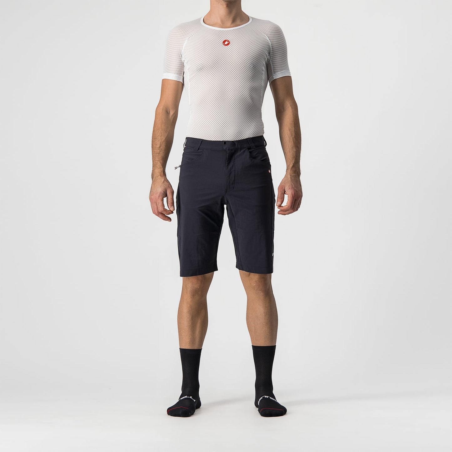 CASTELLI UNLIMITED BAGGY Korte Broek Zwart