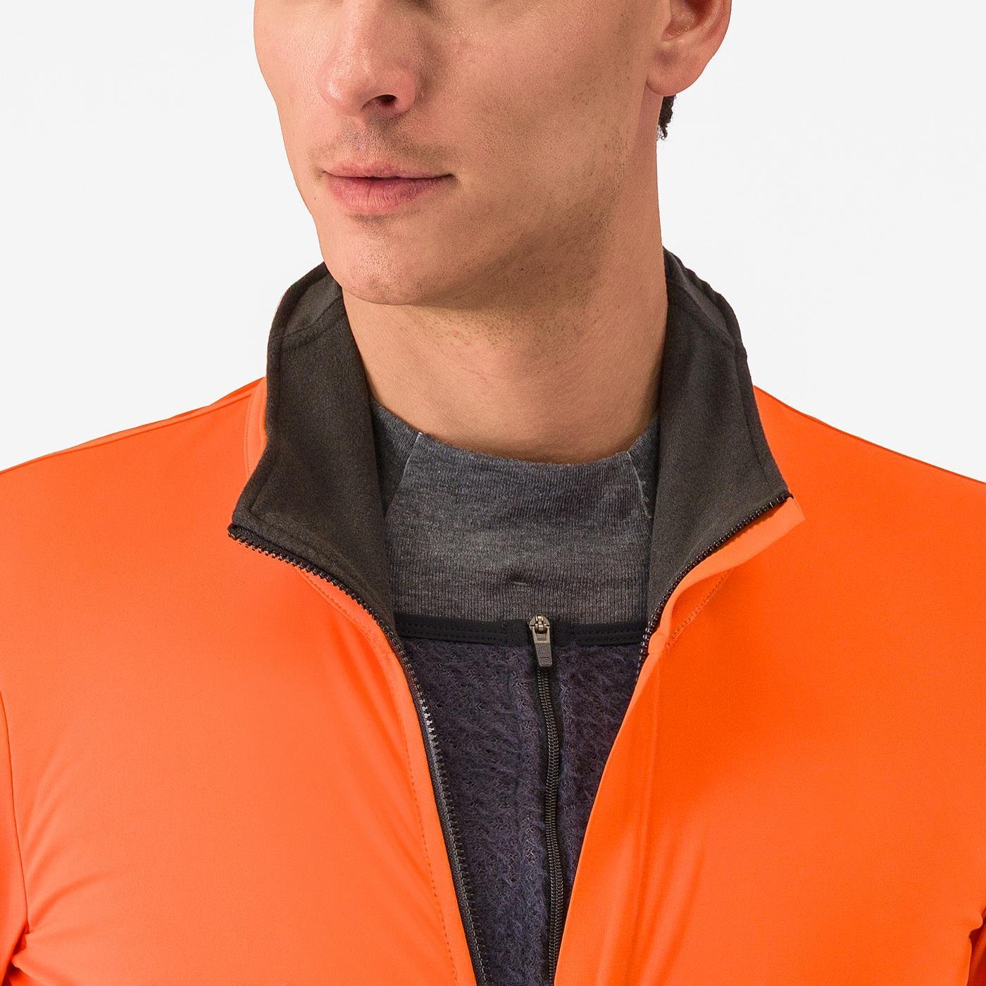 CASTELLI ALPHA 150 Jas Oranje/Zwart