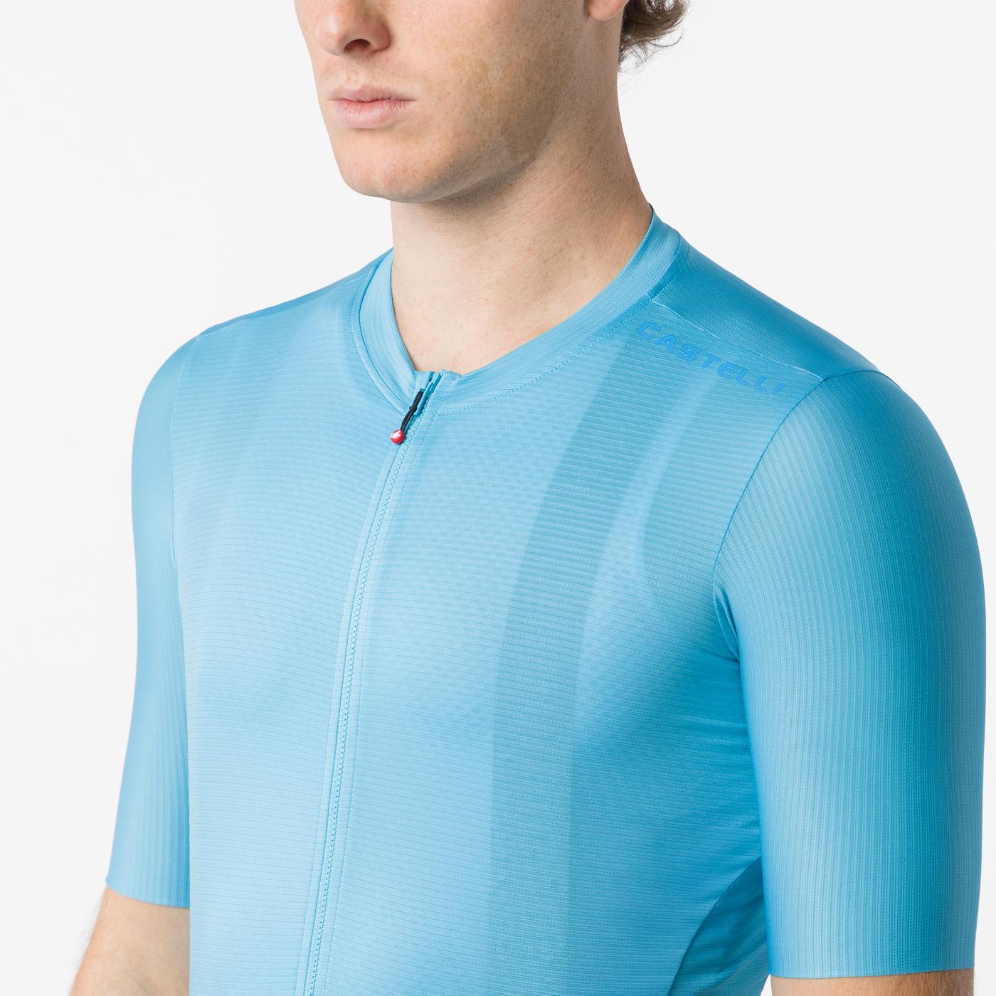 CASTELLI ESPRESSO 2 Korte Mouw Jersey Turquoise