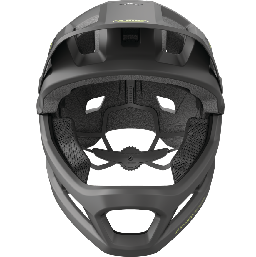 ABUS YOUDROP FF Junior Velvet mountainbikehelm, zwart