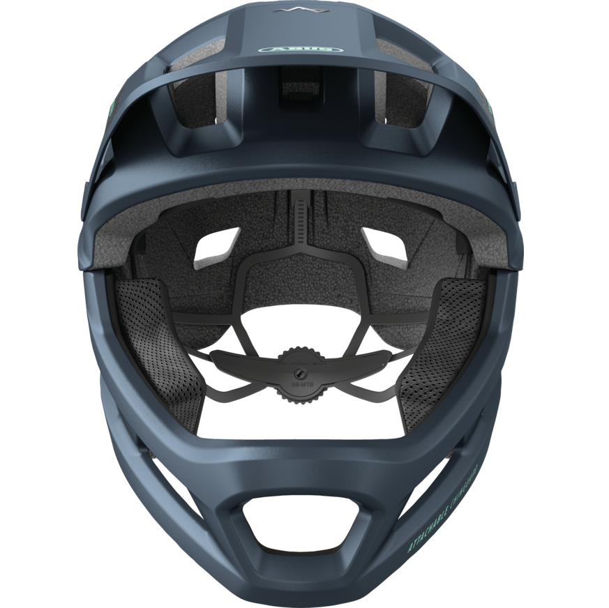 ABUS YOUDROP FF Junior Midnight Blauwe MTB-helm