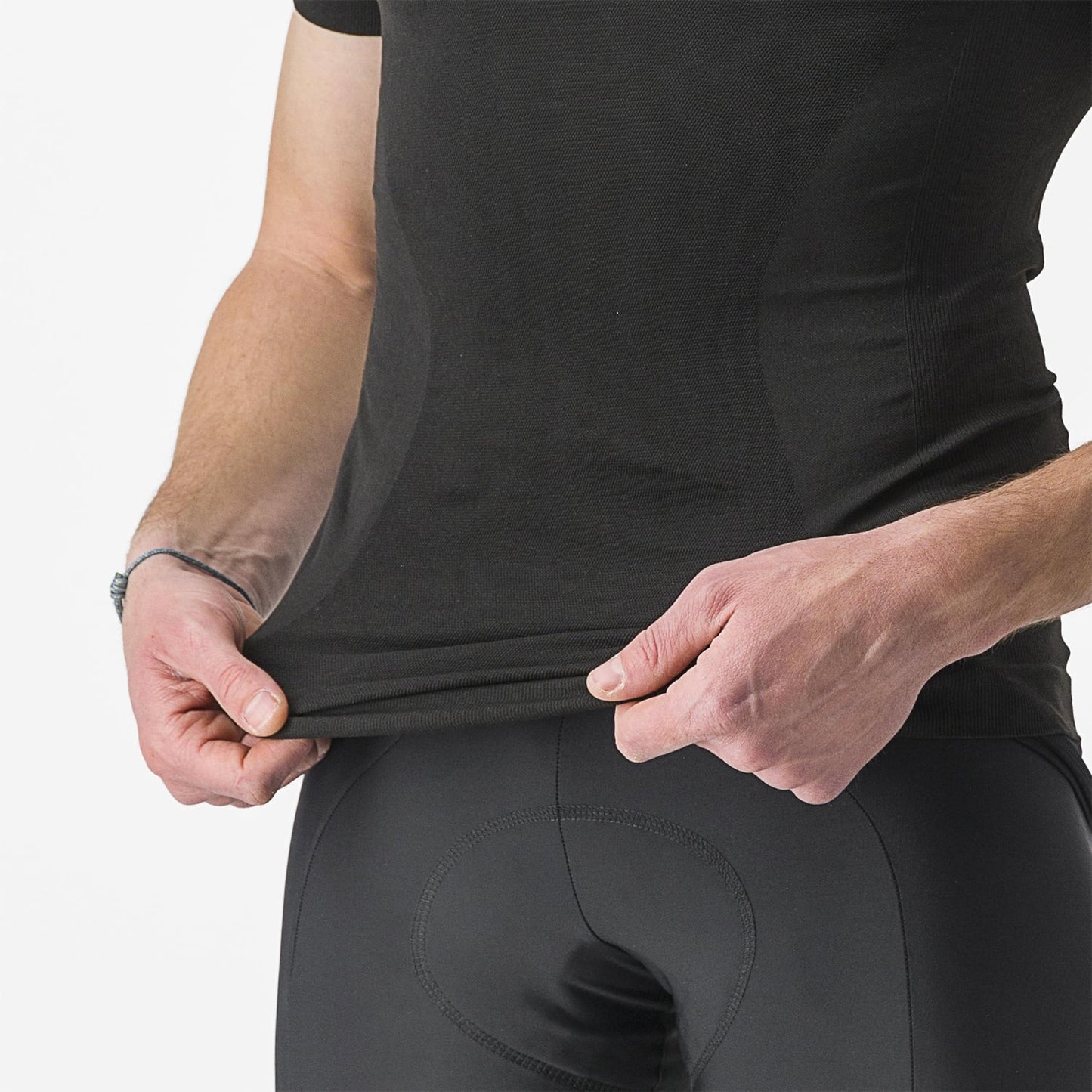 CASTELLI CORE SEAMLESS Korte Mouw Ondergoed Zwart