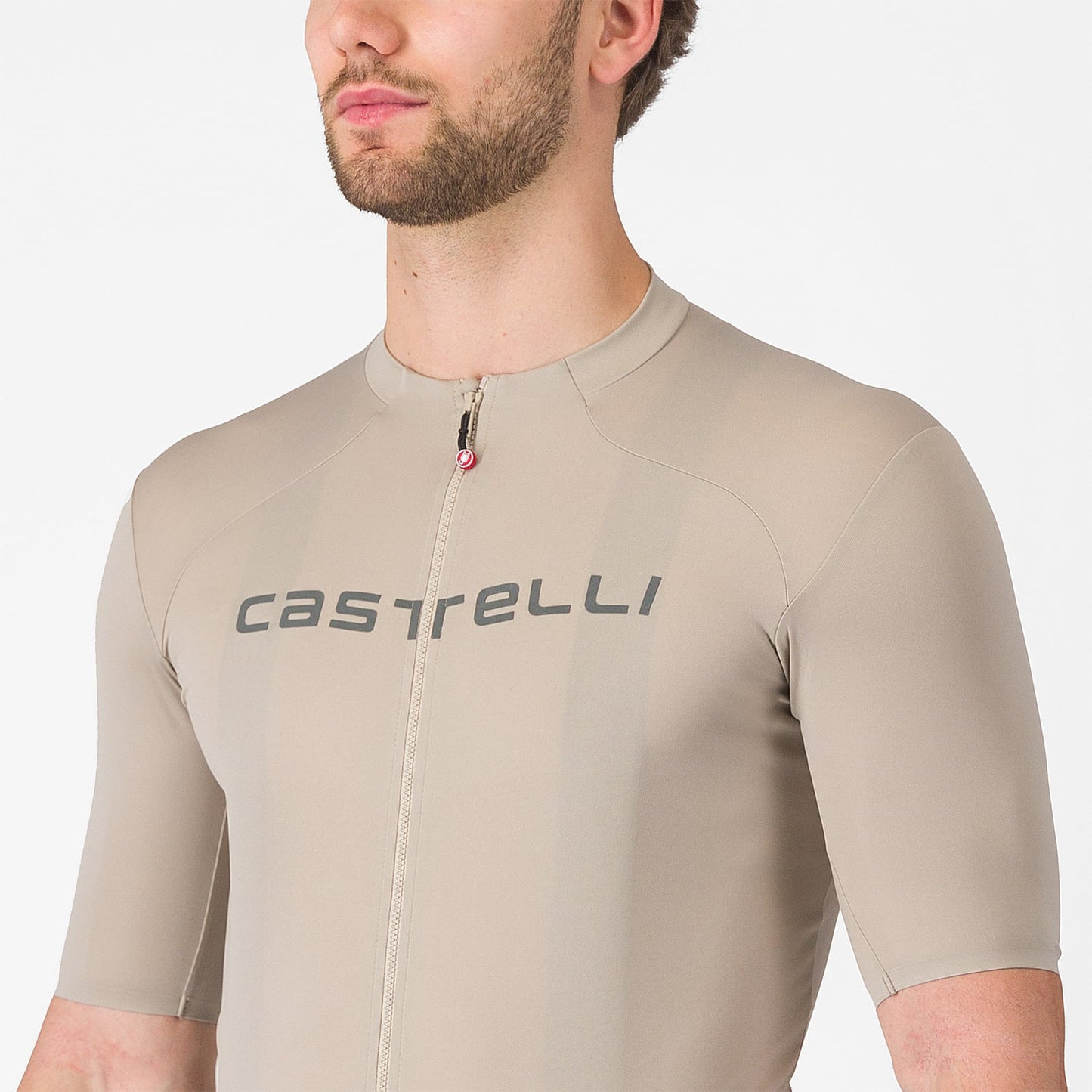 CASTELLI PROLOGO LITE Korte Mouw Jersey Beige