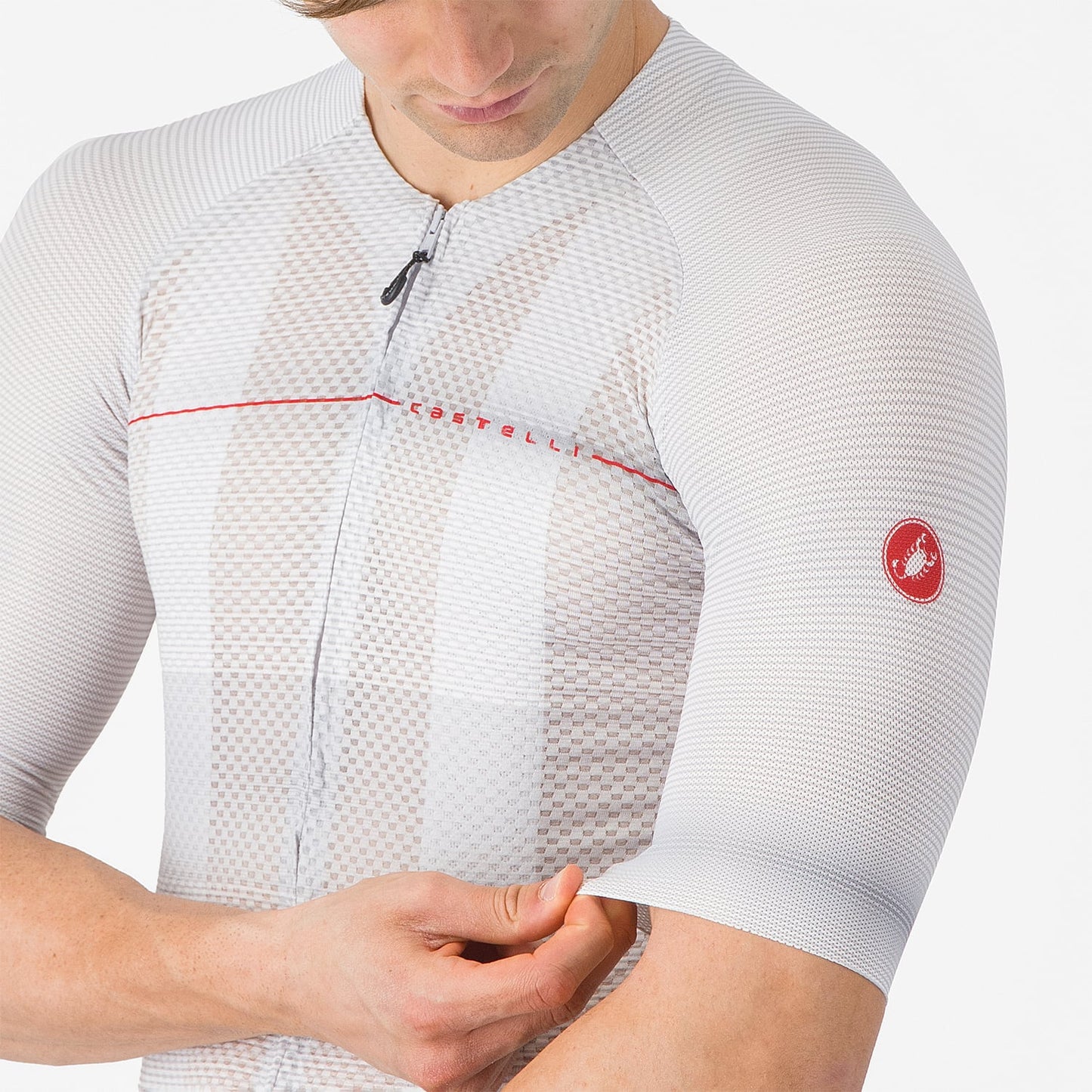 CASTELLI CLIMBER'S A/C Korte Mouw Jersey Grijs