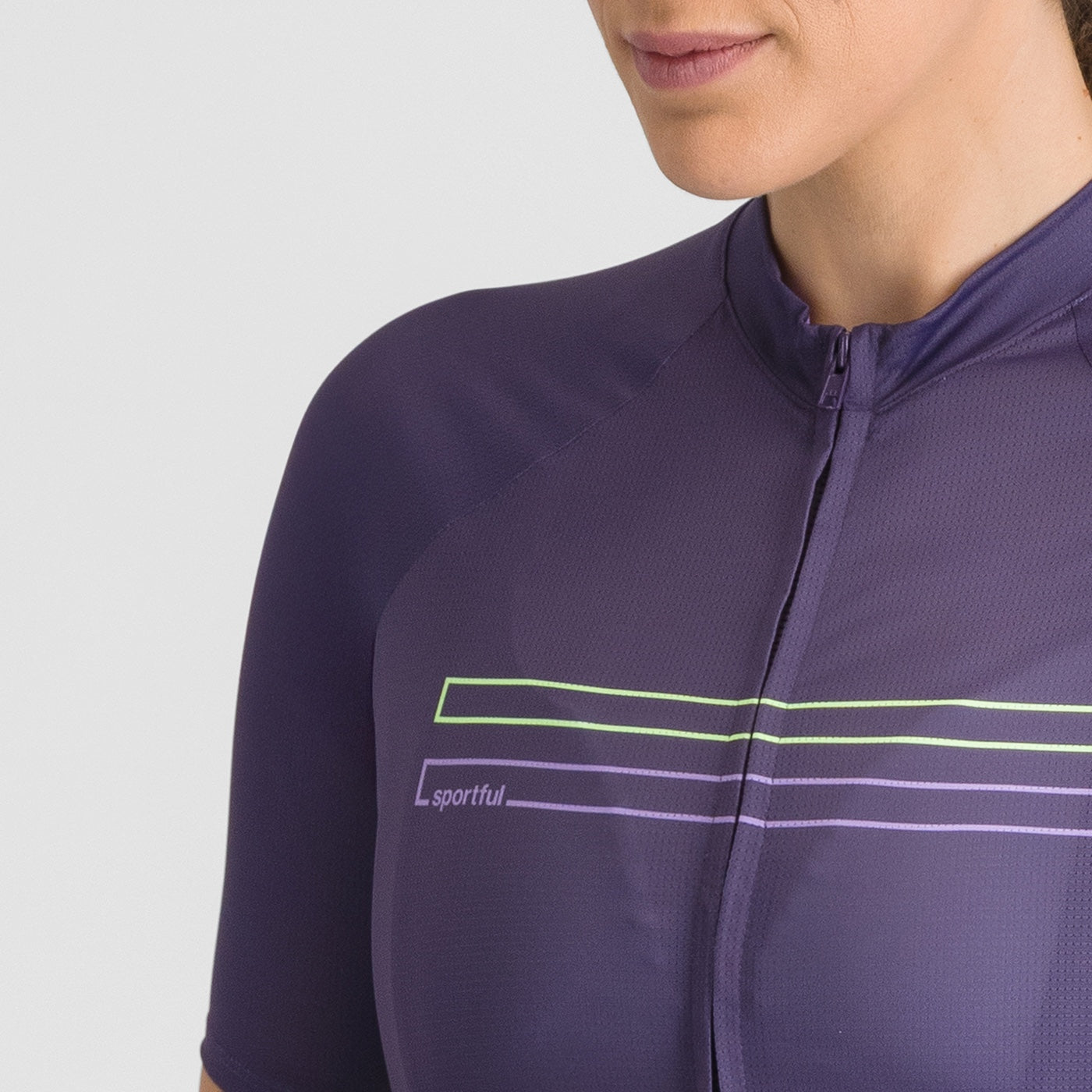 Damesshirt SPORTFUL STARLIGHT 2 korte mouwen paars