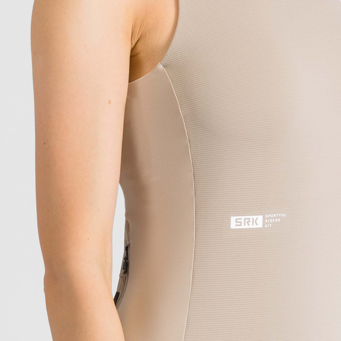 Dames SPORTFUL SRK TOP Mouwloos Jersey Beige