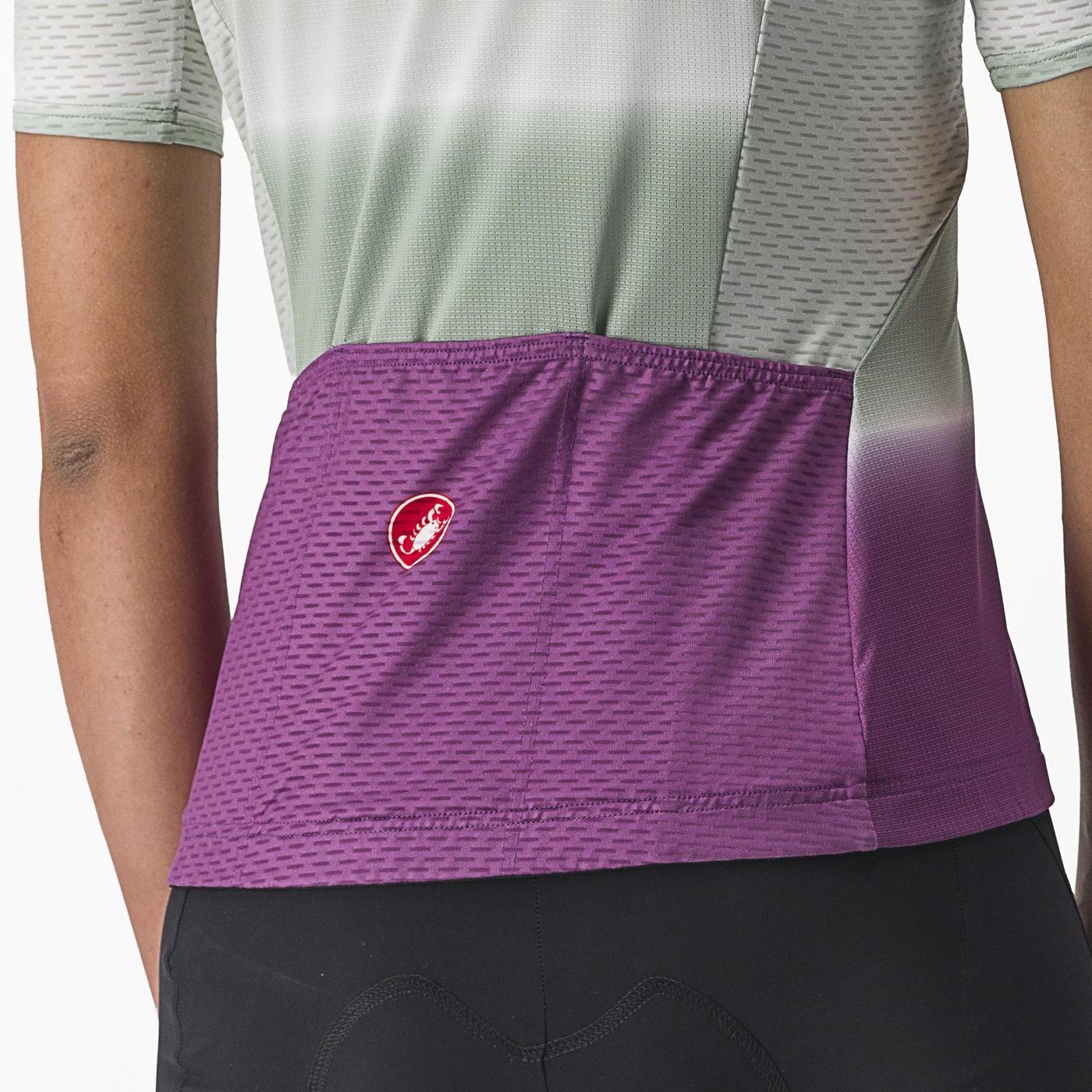 CASTELLI DOLCE Korte Mouw Jersey Paars