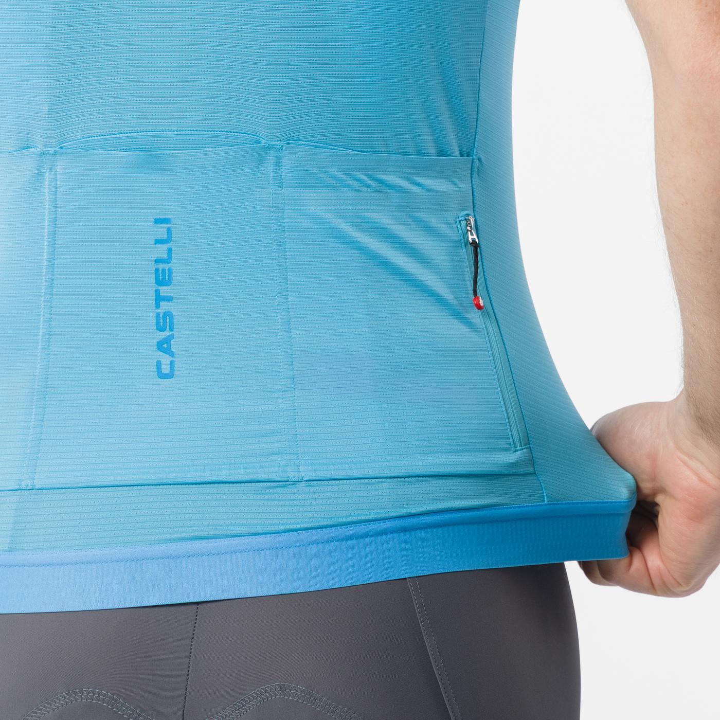 CASTELLI ESPRESSO 2 Korte Mouw Jersey Turquoise