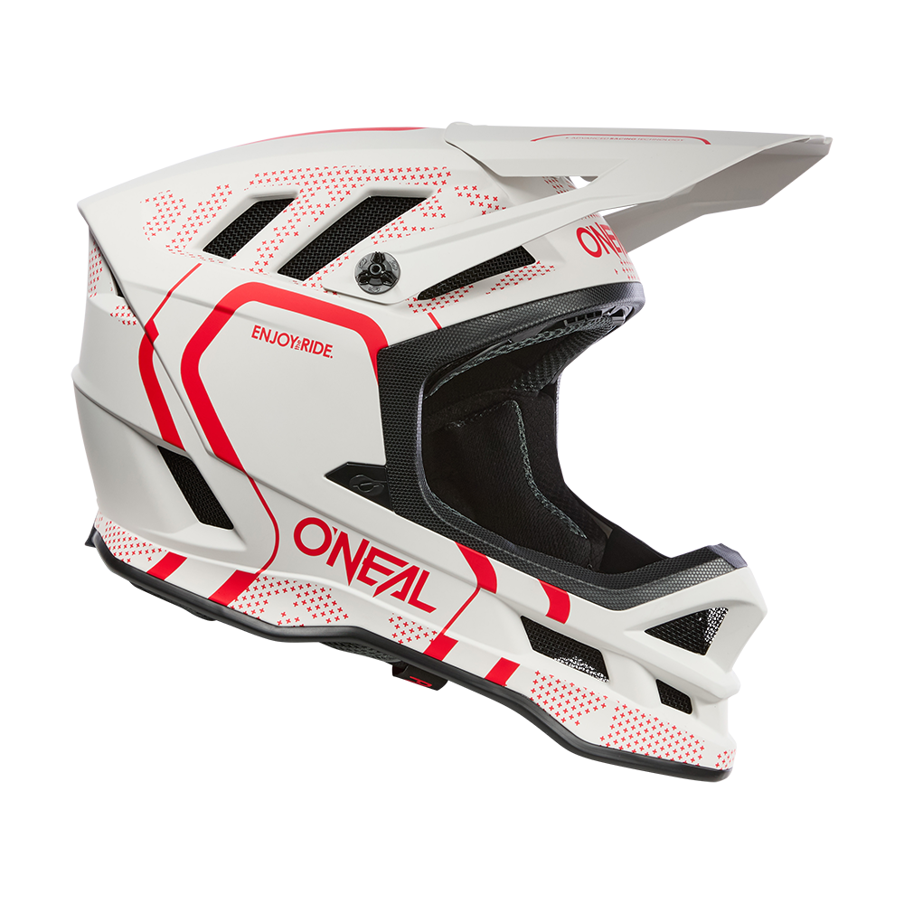 O'NEAL BLADE POLYACRYLITE STRIKE MTB Helm Wit/Rood