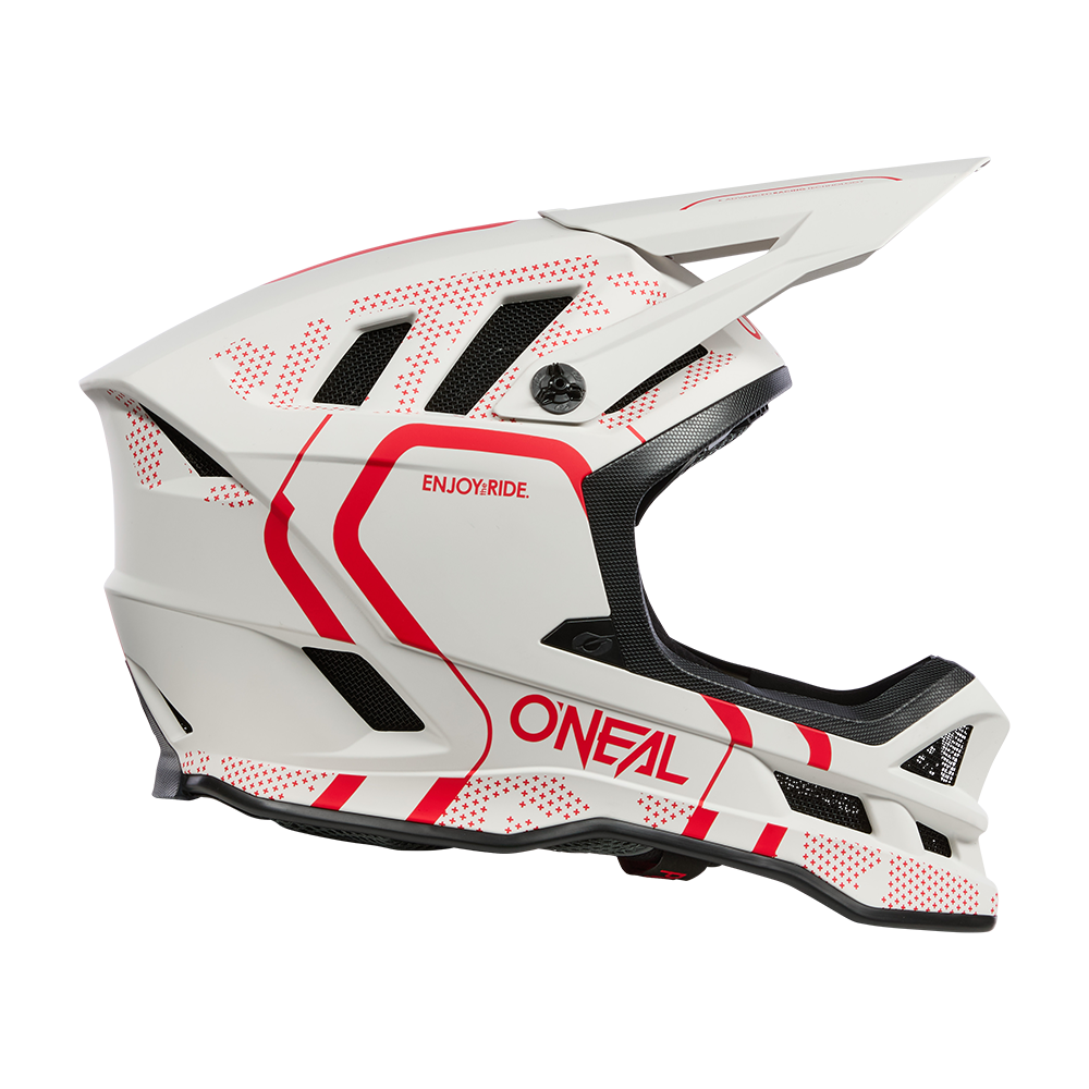 O'NEAL BLADE POLYACRYLITE STRIKE MTB Helm Wit/Rood