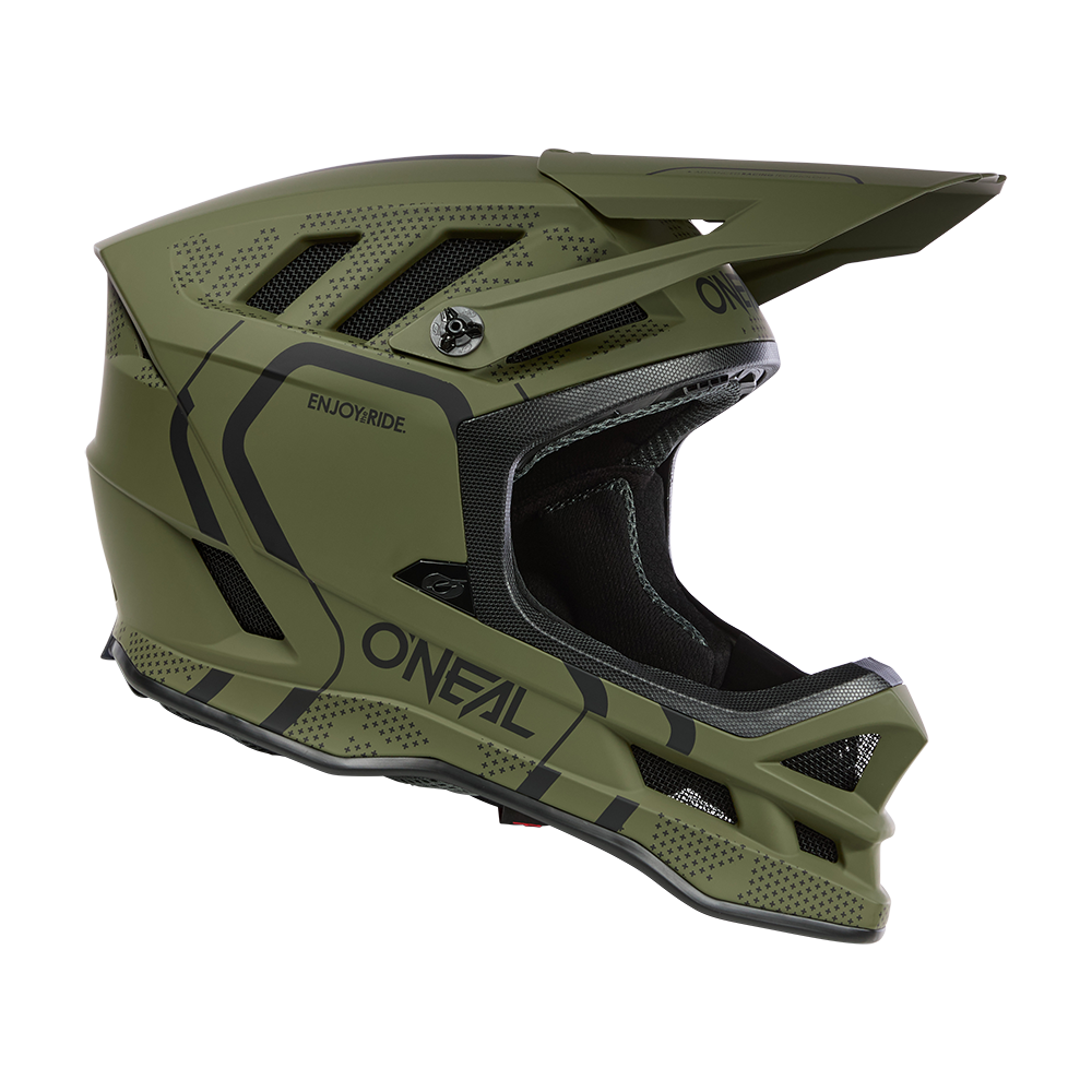 O'NEAL BLADE POLYACRYLITE STRIKE MTB Helm Groen/Zwart