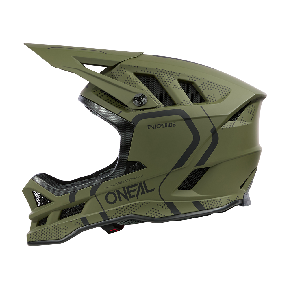 O'NEAL BLADE POLYACRYLITE STRIKE MTB Helm Groen/Zwart