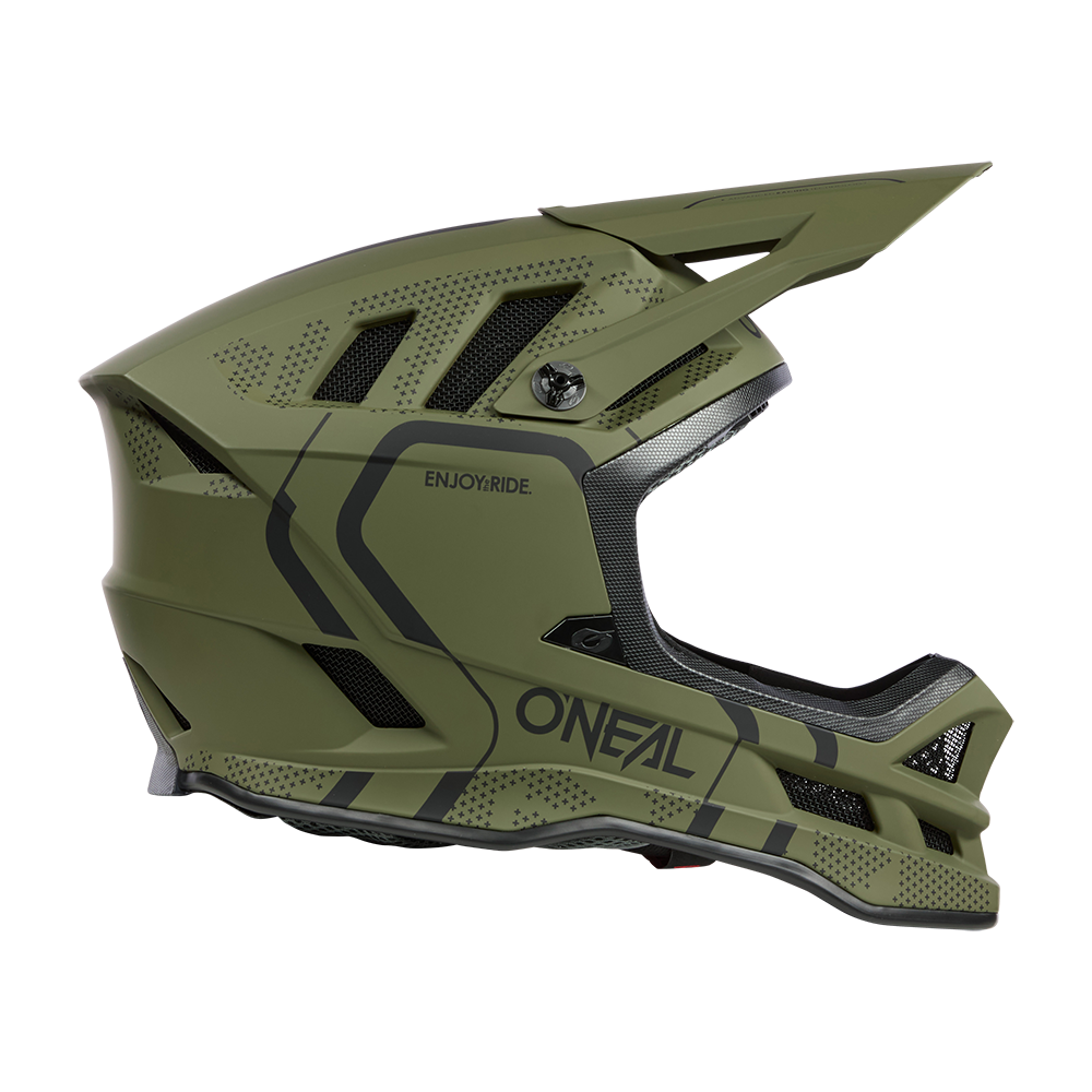 O'NEAL BLADE POLYACRYLITE STRIKE MTB Helm Groen/Zwart