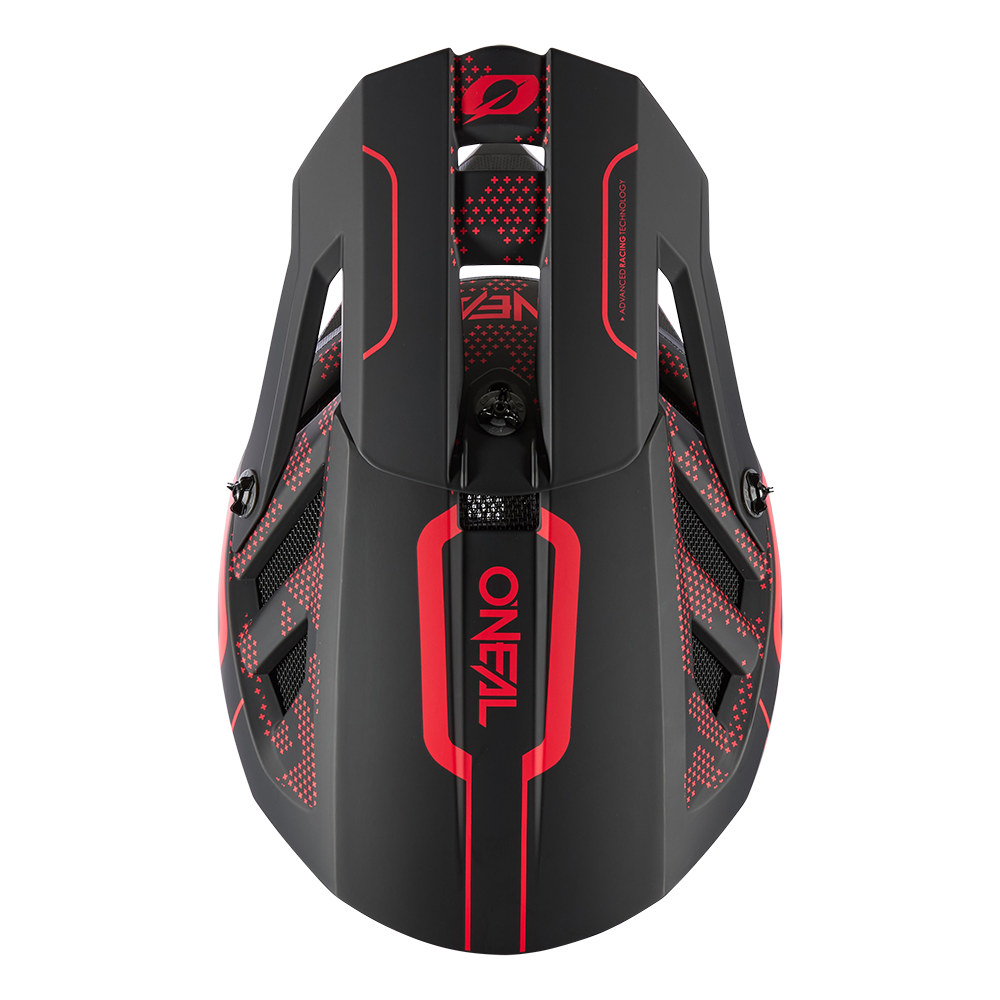 O'NEAL BLADE POLYACRYLITE STRIKE MTB Helm Zwart/Rood